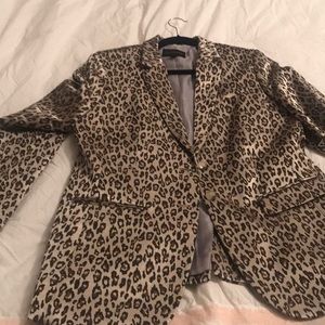 Leopard Blazer